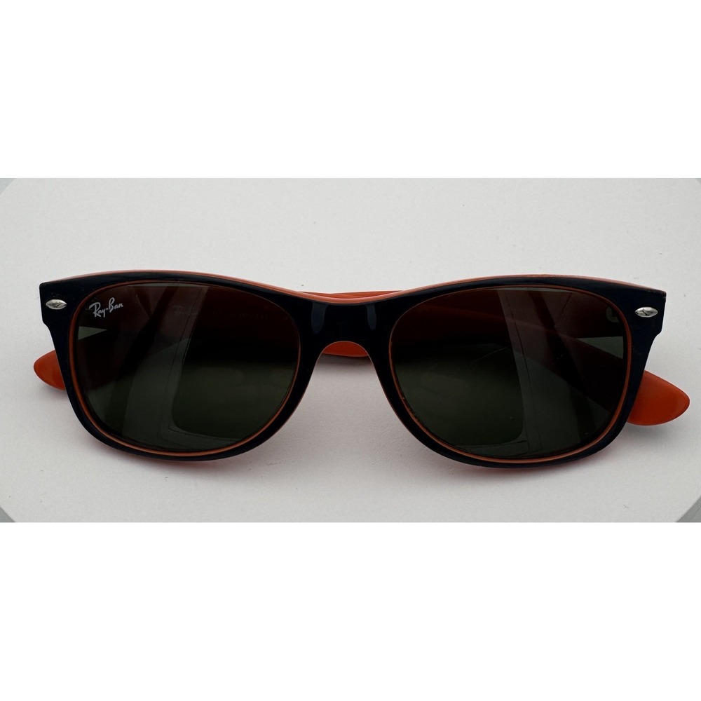 Ray-Ban Junior Kids New Wayfarer Sunglasses Blue Orange 47mm